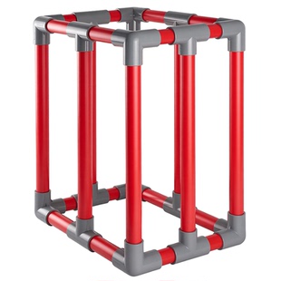 周转箱架子过滤箱支架过滤器底座鱼缸鱼池鱼盆过滤支撑架红色