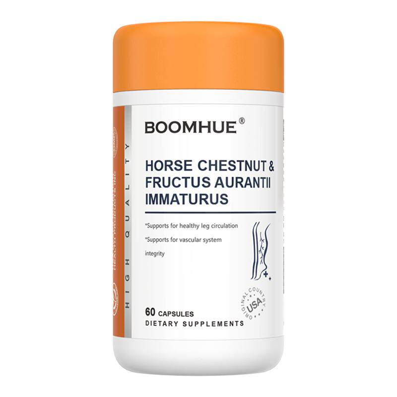 BOOMHUE美国进口七叶树胶囊 管状青筋凸起 呵护静脉 缓和腿压循环