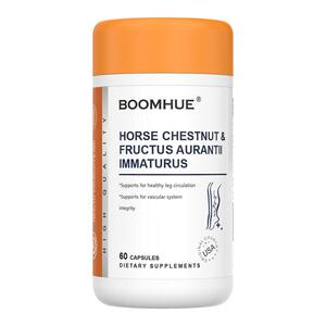 BOOMHUE美国进口七叶树胶囊 管状青筋凸起 呵护静脉 缓和腿压循环