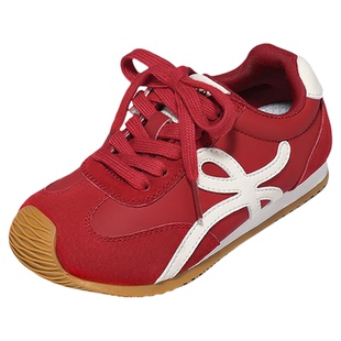 星期六童鞋女童德训鞋春秋新款百搭潮流时尚外穿防滑儿童运动鞋