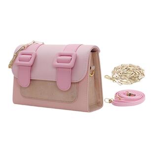 张淼怡同款 merimies麦瑞迷泰国剑桥包S号麦麦金粉链条斜挎小方包