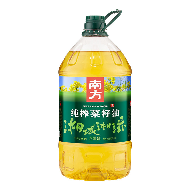 长康南方纯榨菜籽油5L
