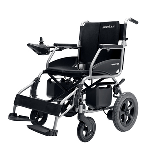 鱼跃电动轮椅智能全自动车老年人适用辅助器代步车轻便折叠D130H