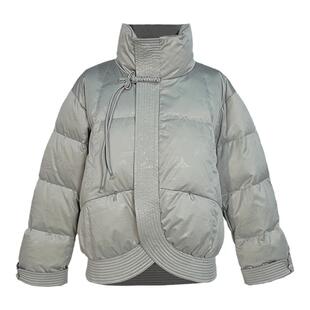 浒城古娘春季新款女装立领减龄宽松短款新中式羽绒服外套女款秋冬