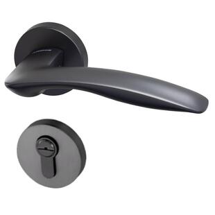 雅洁静音房门锁家用门锁室内门锁金色木门简约分体卧室门锁8348