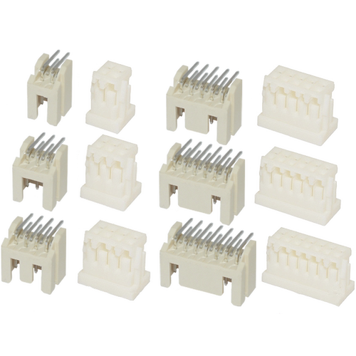 XHD双排连接器 弯针座 插头胶壳 压线端子DF1B接插件2.5mm XH2.54