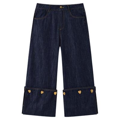 ICE DUST x LOOKNOW2026春夏新品钉扣7分裤