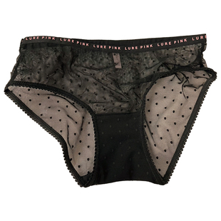 黑色内裤女纯棉裆性感2026新款网纱中腰蕾丝纯欲三角裤女款小心机