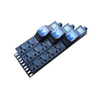 科海PDU工业接线板234568位10A16A空开防短路过载保护排插座定制