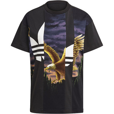 Adidas/阿迪达斯正品三叶草当季新款女子圆领透气运动T恤H59033