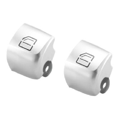 奔驰C级车窗按键凹凸感透光一致