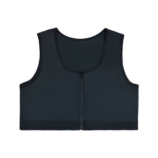 GenTaiMAN男士束胸内衣秋季拉链塑身衣防凸点收胸紧身背心压力衣