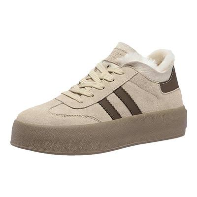 星期六加绒保暖休闲板鞋德训鞋