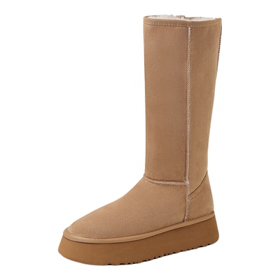 4cm加绒加厚保暖雪地靴女2025冬