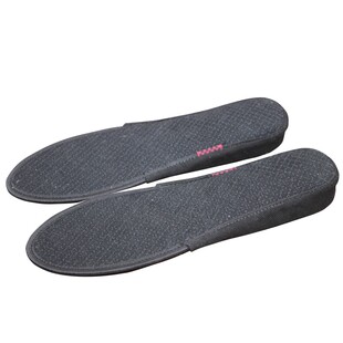 1-3cm内增高鞋垫男春夏 吸汗透气防臭减震军训皮鞋运动鞋全垫黑色