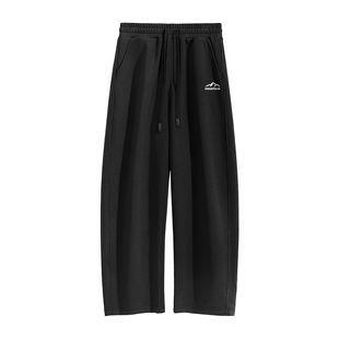 班尼路S&K美式弯刀裤子男款春季潮流休闲男士直筒卫裤男生运动裤A