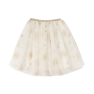 【商场同款】笛莎官方童装女童半身裙冬季新款大童女孩儿童网纱裙