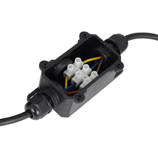 PC阻燃IP68防水接线盒户外CENEN一进一出地埋电缆密封保护罩包邮