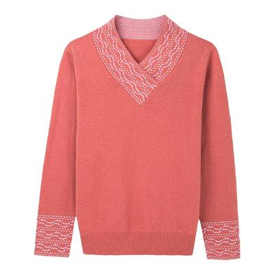 恒源祥新款100%羊毛衫女