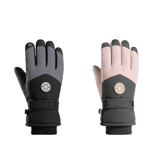 滑雪手套女冬季防水防风加厚防寒保暖触屏户外冬天骑行骑车登山男