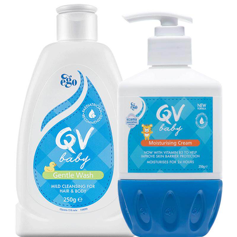 QV温和保湿沐浴润肤套组