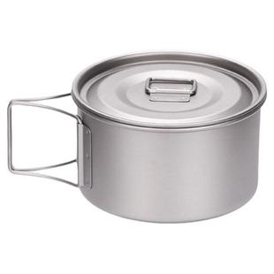 【微瑕】钛工匠户外钛碗纯钛露营餐具饭盒雪拉碗双层纯钛餐具套装