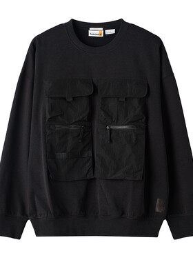 添柏岚官网旗舰卫衣男装新款户外宽松运动服休闲套头衫A664F
