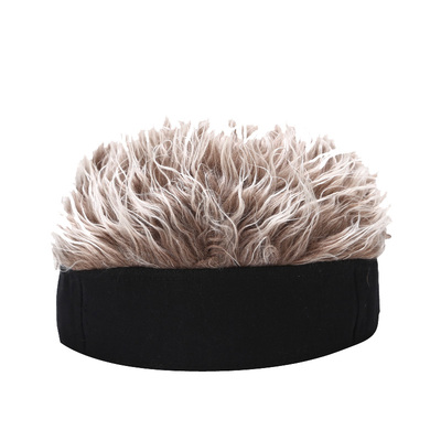 网红时尚男仿真中流氓帽帽子一体