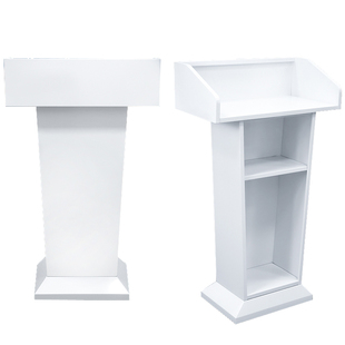 演讲台发言台不锈钢迎宾台接待台咨询主持司仪会议室讲台门店导购