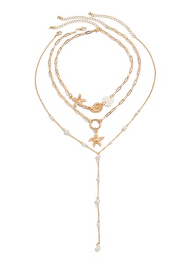 海星项链套装夏季性感时尚