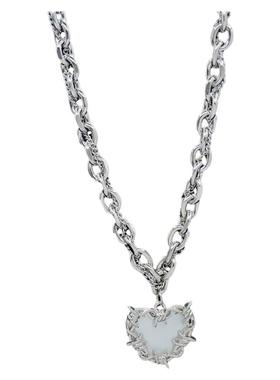 NFF荆棘爱心钛钢项链男设计感