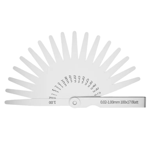 新款塞尺不锈钢高精度套装0.01-5.0mm塞规厚薄规气门间隙塞尺单片