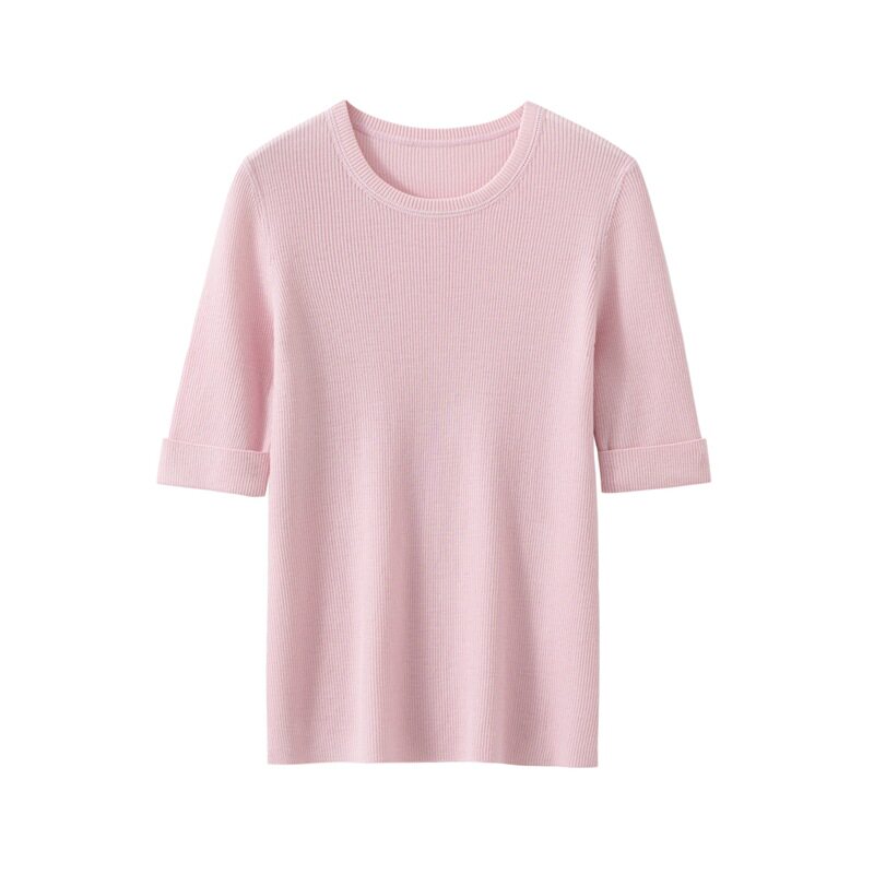 120S精纺扬子纱女夏薄针织衫