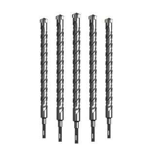 十字电锤冲击钻头圆柄混凝土墙打孔四刃方柄转头打瓷砖的专用钻头