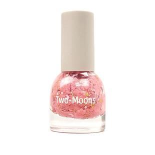 儿童免烤水性可撕拉亮片指甲油纯新款绿色植物女宝宝小孩子美甲油