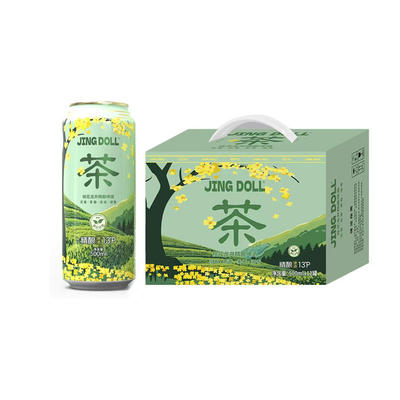 JINGDOLL 麦芽浓度13°P桂花龙井中式 精酿啤酒500ml茶啤