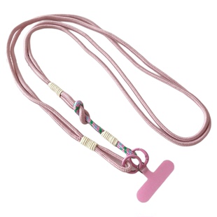 淡粉色手机挂绳新款挂件斜挎可背挂手腕多功能绳子女手绳背带长短款ccd相机包包钥匙挂饰链旅游防丢防盗绳壳