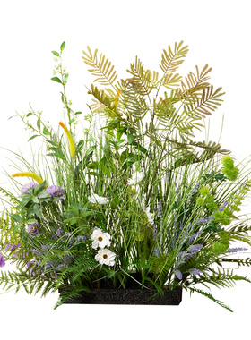 高级仿生绿植小摆件仿真花植物