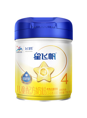 飞鹤星飞帆4段儿童成长奶粉高钙