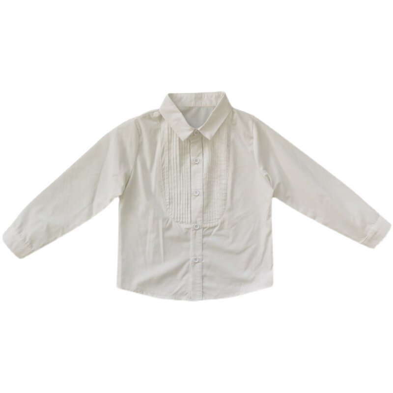 男童白衬衫礼服套装马甲三件套花童儿童演出服六一主持钢琴演出服
