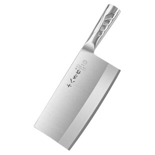十八子作菜刀厨师专用斩切菜砍骨锋利三合钢两用阳江官方旗舰正品