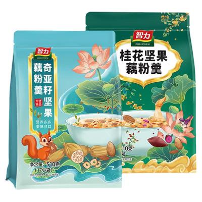 智力坚果藕粉羹奇亚籽桂花味