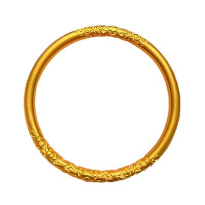 哪吒卷草纹沙金传承手镯高端送礼