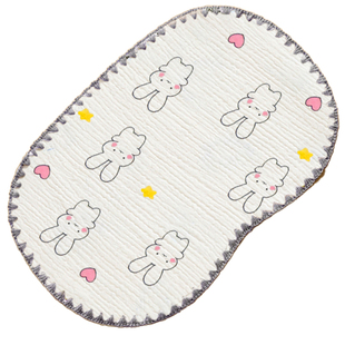 新生婴儿云片枕头秋冬0-3月到6初生宝宝定型枕巾垫纯棉纱吸汗