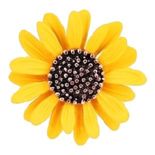 小雏菊胸针女高档防走光胸针扣太阳花纽扣固定衣服装饰别针胸花