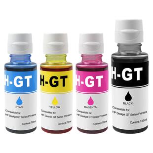 【原装品质】适用惠普678墨盒618墨水798 725 755 675彩色打印机Smart Tank 676 728 726 758墨油GT53XL GT52