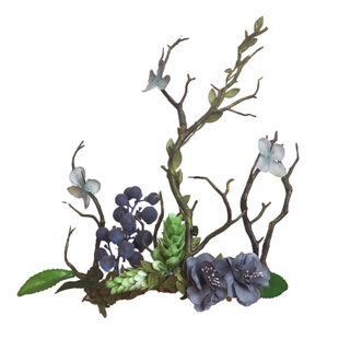 森女系精灵女王树枝皇冠舞台夸张造型头饰新娘婚纱摄影结婚配饰品