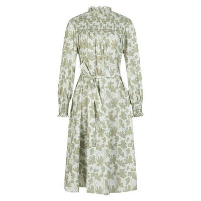 HeyDress法式剪影印花打揽连衣裙