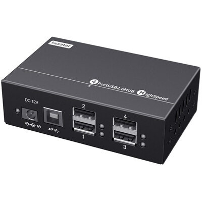 西普莱a-142工业级4口usb分线器