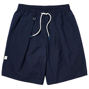 714Street五分男士休闲裤抽绳运动短裤直筒百搭宽松裤子女ins潮牌